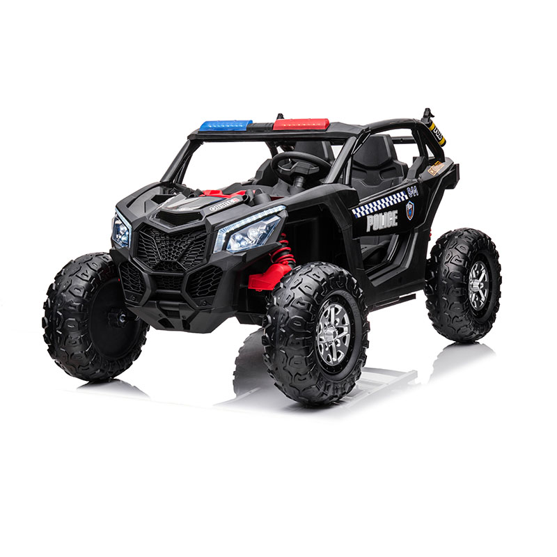 12V 2WD Kids Ride-on Police UTV négykerék lengéscsillapítással