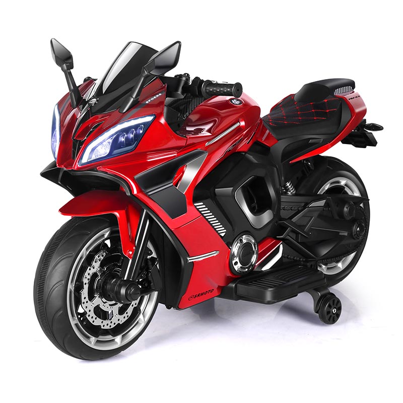 12 V-os, kettős meghajtású elektromos motorkerékpár kulcsos indítással