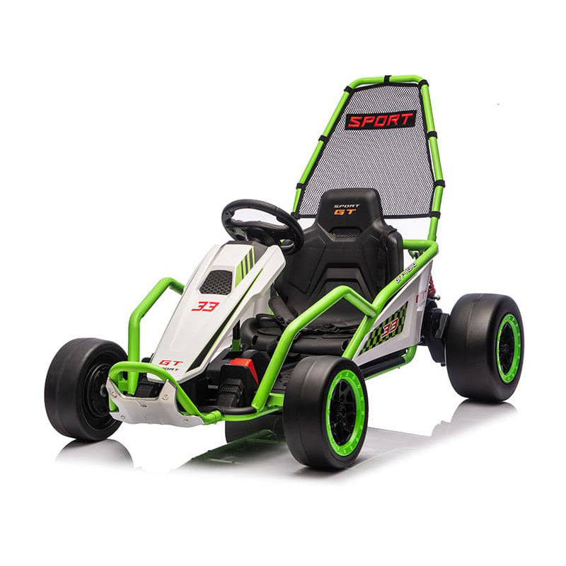 12 V-os Kids Electric Drift Ride-On Gokart, Bluetooth zenével