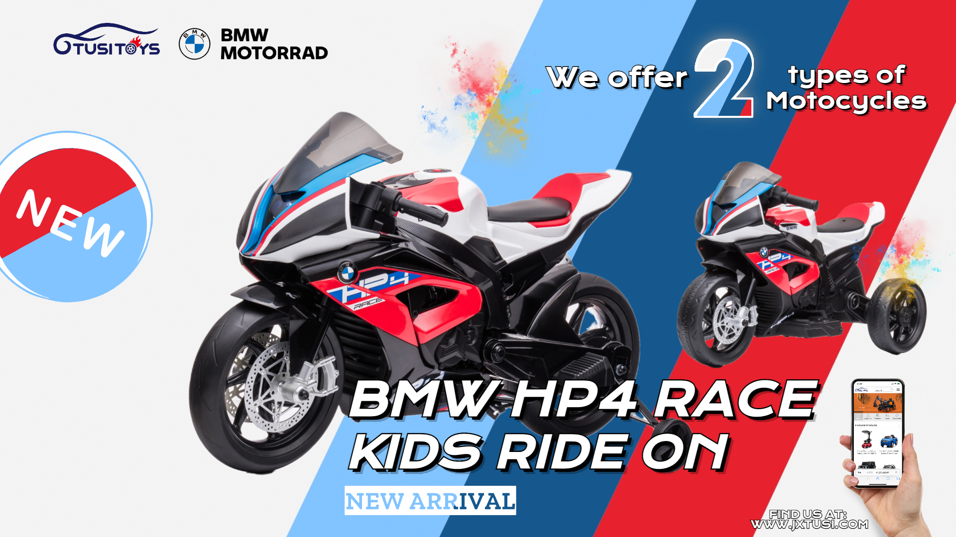 Üdvözöljük az új BMW HP4 Race gyerekautónk idén tavasztól