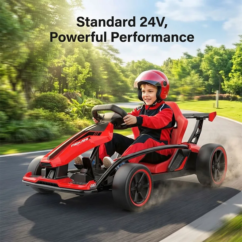 24V Erőteljes Drift Elektromos Gokart Ride autón