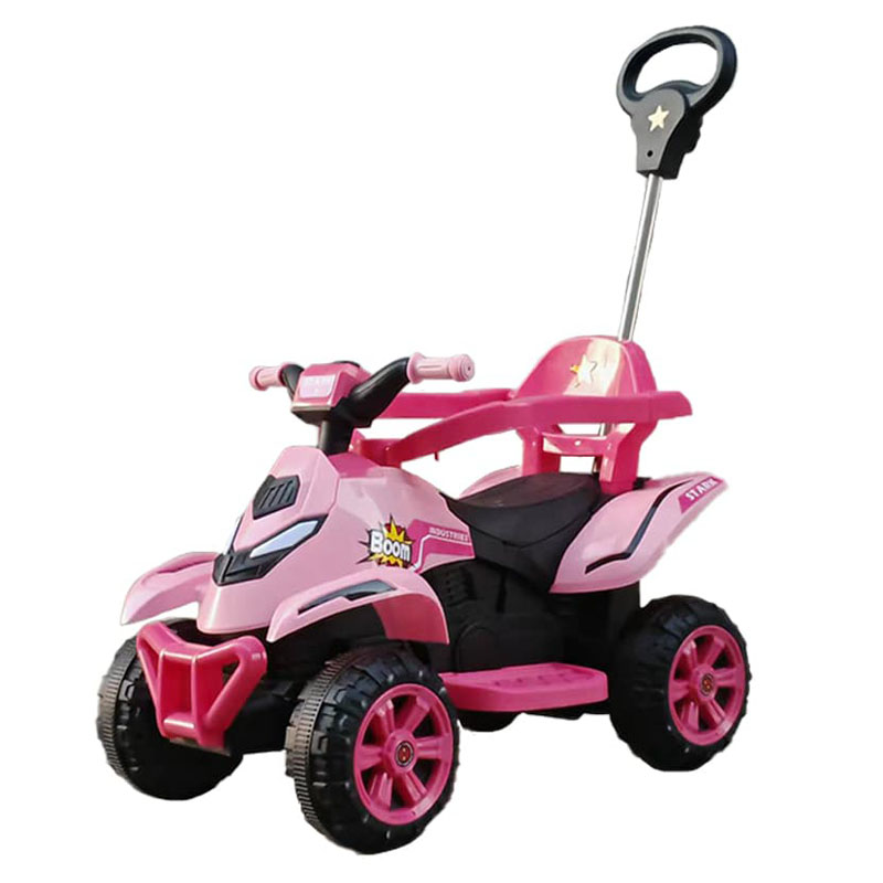 6V-os elektromos gyerek ATV tolókarral, fényekkel és zenével