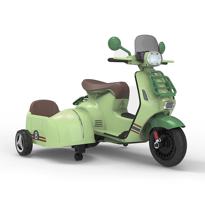 Gyermek elektromos 12V-os dupla meghajtású tricikli motorkerékpár