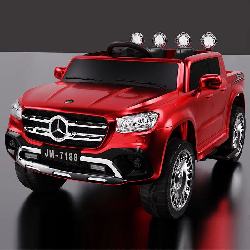 12V Four-Wheel Drive Police Ride-On Vehicle with Rear Dump Bed